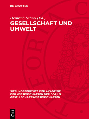 cover image of Gesellschaft und Umwelt